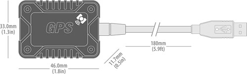 Columbus V-800 Mark III GNSS GPS Empfänger